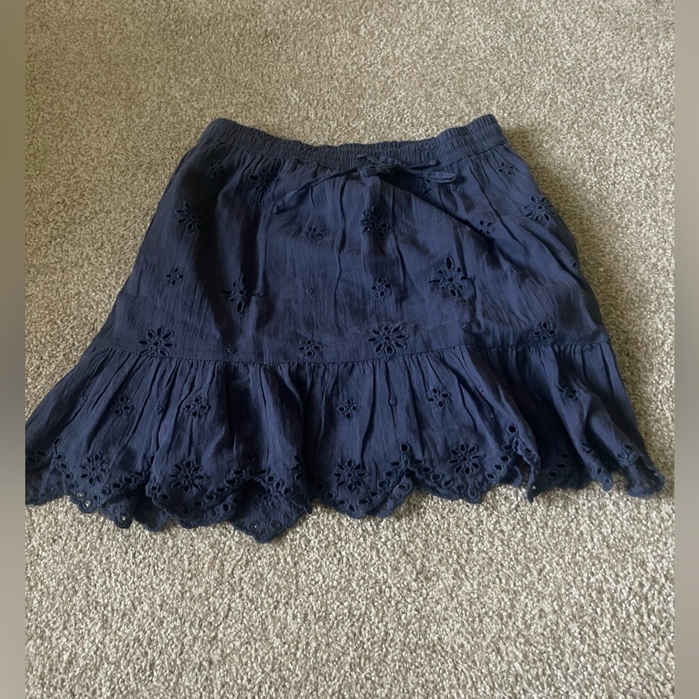 Navy aerie skirt